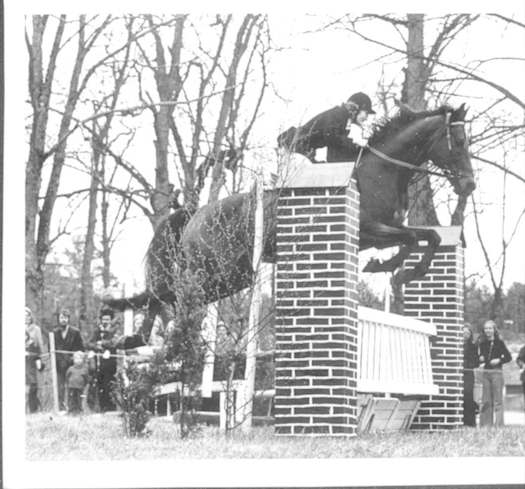 Hopptävlingar genomfördes bl a i nuvarande Skulpturparken på -70 talet